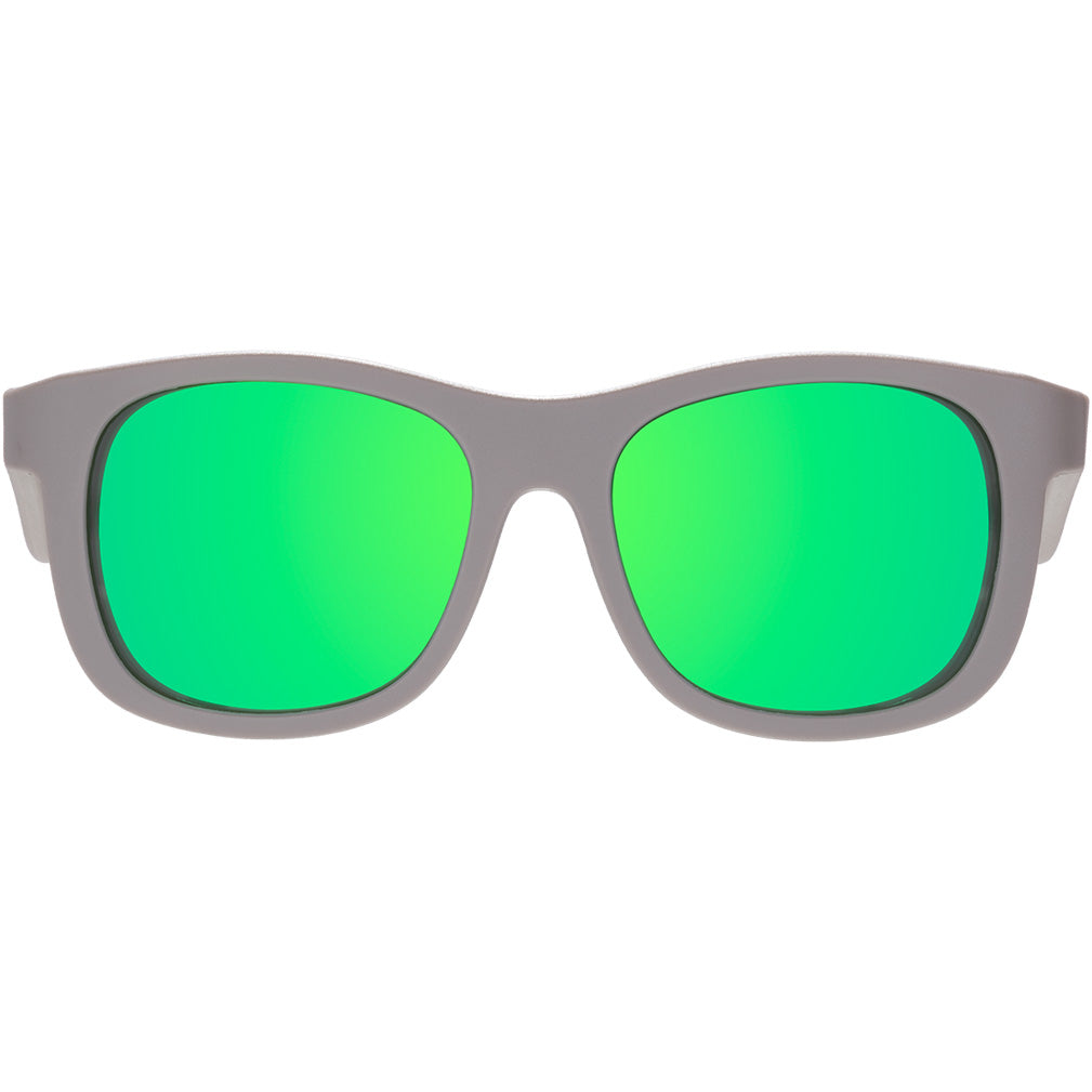 Babiators Navigator Polarized Mirrored Sunglasses - Graphite Gray