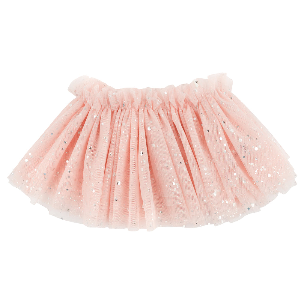 oh baby! Silver-Flecked Tulle Frill Tutu - Pale Pink