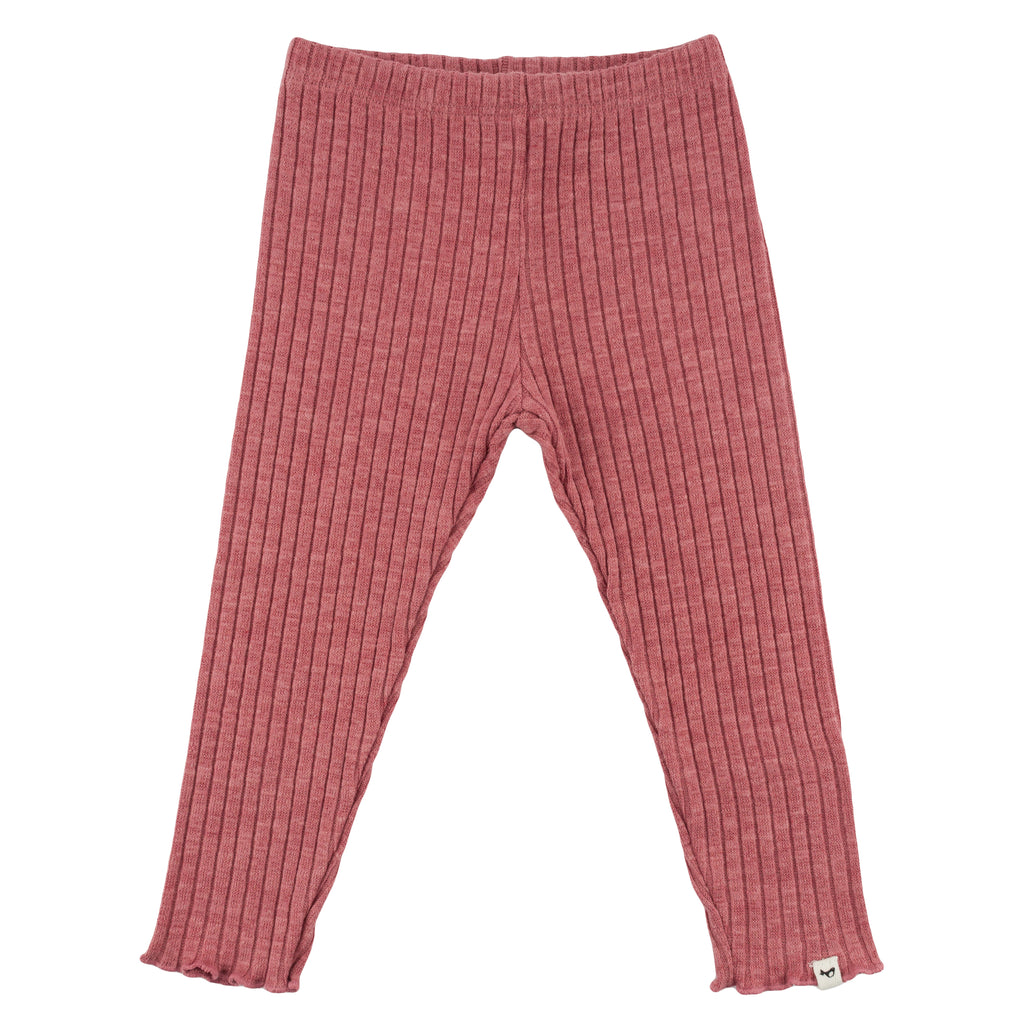 baby strawberry ribbed leggings main image 1