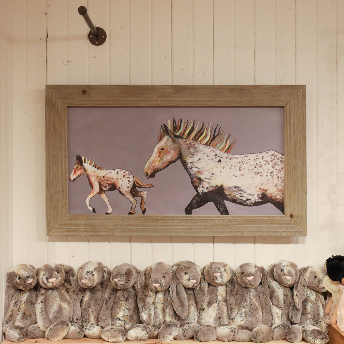 Speckled Pony Framed Art 42.25" x 24.5"