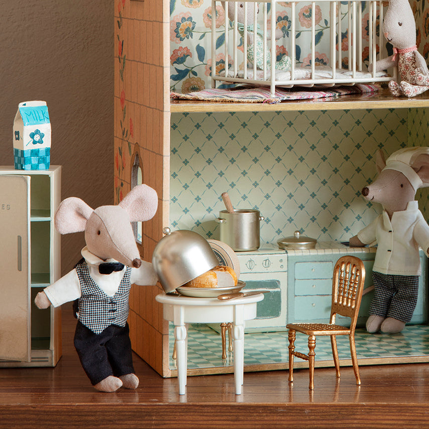 Maileg Cheese Bell - Mouse - Lifestyle