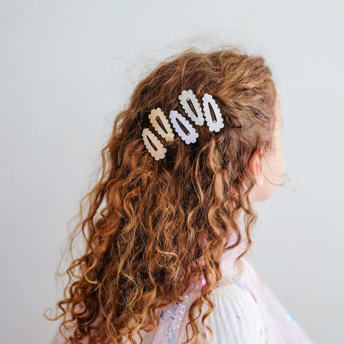 Dreamwish Scalloped Mini Hair Clip Lifestyle