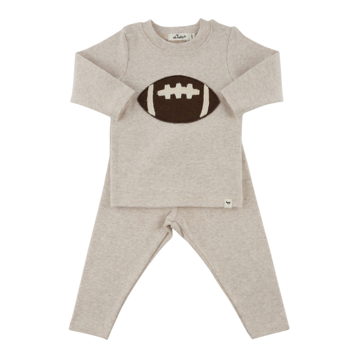 oh baby! Two Piece Set - Football - Malt