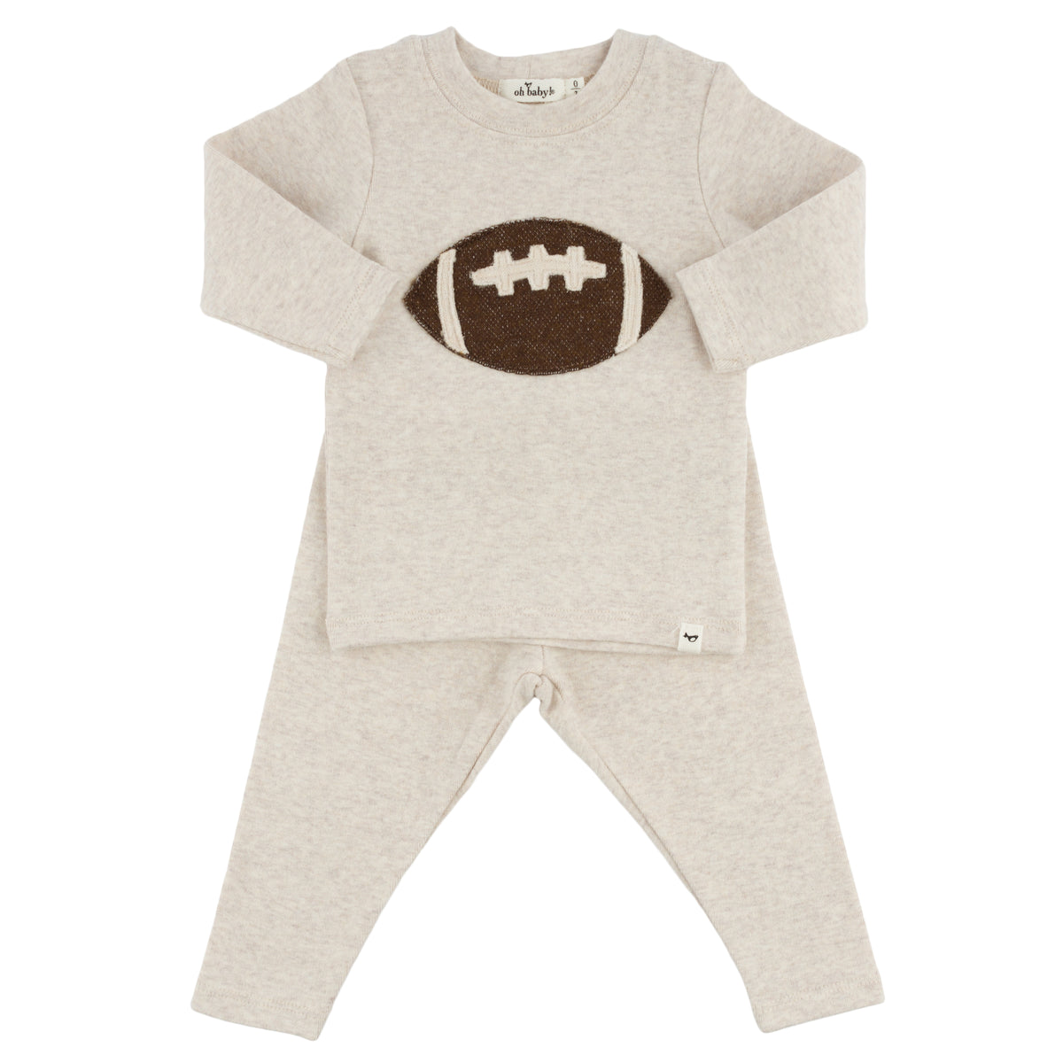 oh baby! Two Piece Set - Football - Malt
