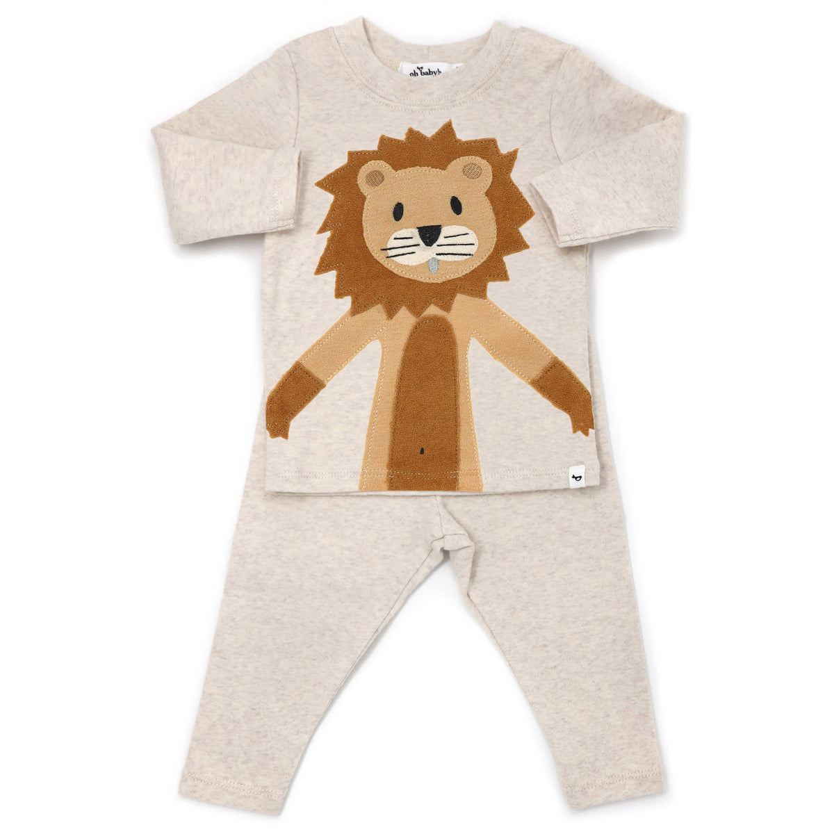 oh baby! Two Piece Set Large Lion - Sand
