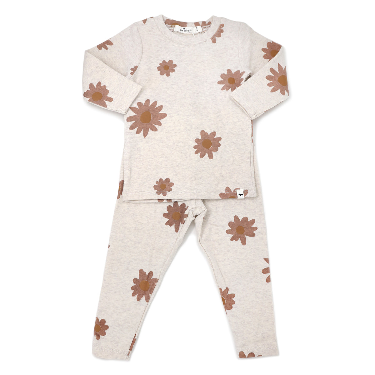 oh baby! Two Piece Set - Autumn Daisies - Sand