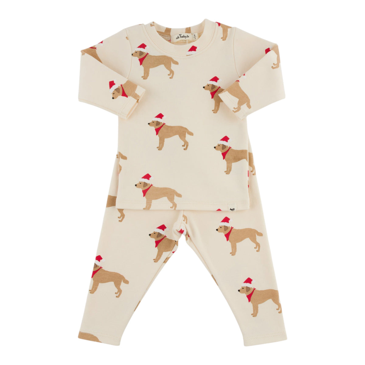oh baby! Two Piece Set - Santa Labs - Sugar Cookie - front