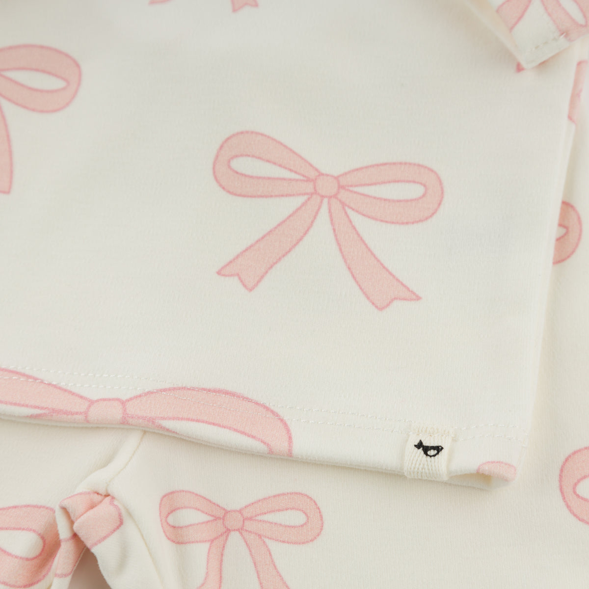 oh baby! Two Piece Set - Bows - Oyster - Logo