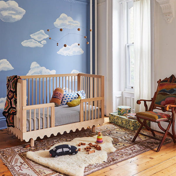 Moss Toddler Bed - Birch - Lifestyle Room