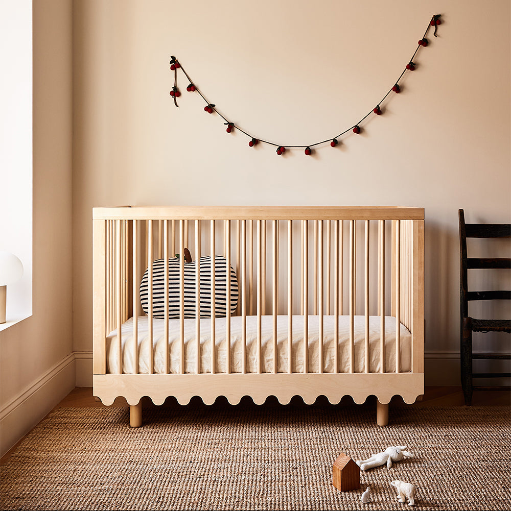 Oeuf Moss Crib - Birch - Lifestyle