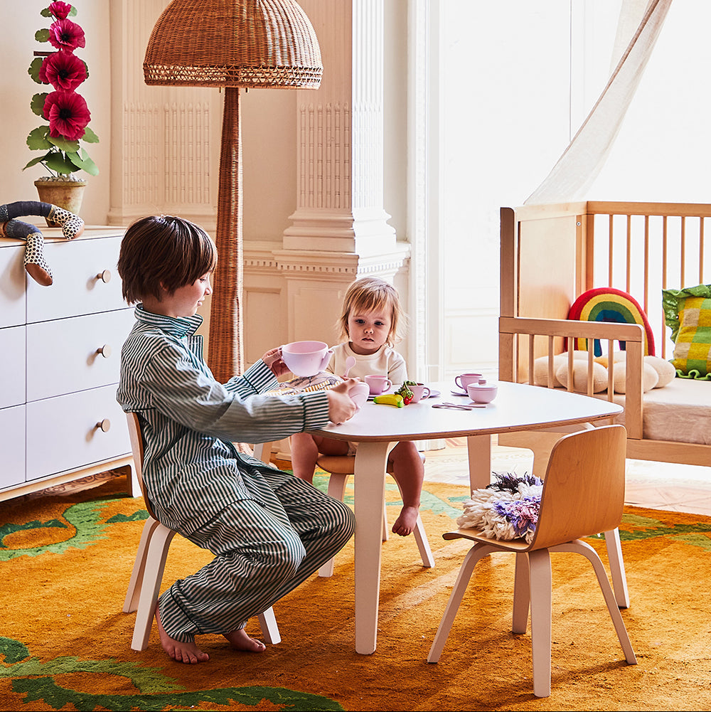 Oeuf Play Chair Set of 2 - Birch - Lifestyle Playing