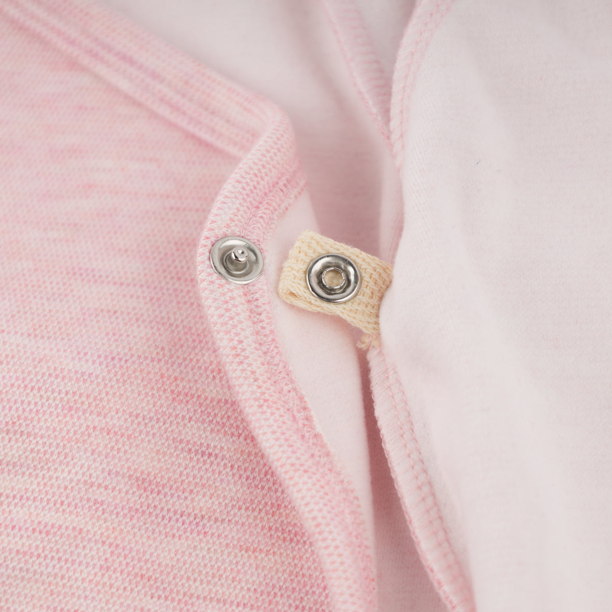 oh baby! Honeycomb Kimono Footie Set - Pale Pink - Snap