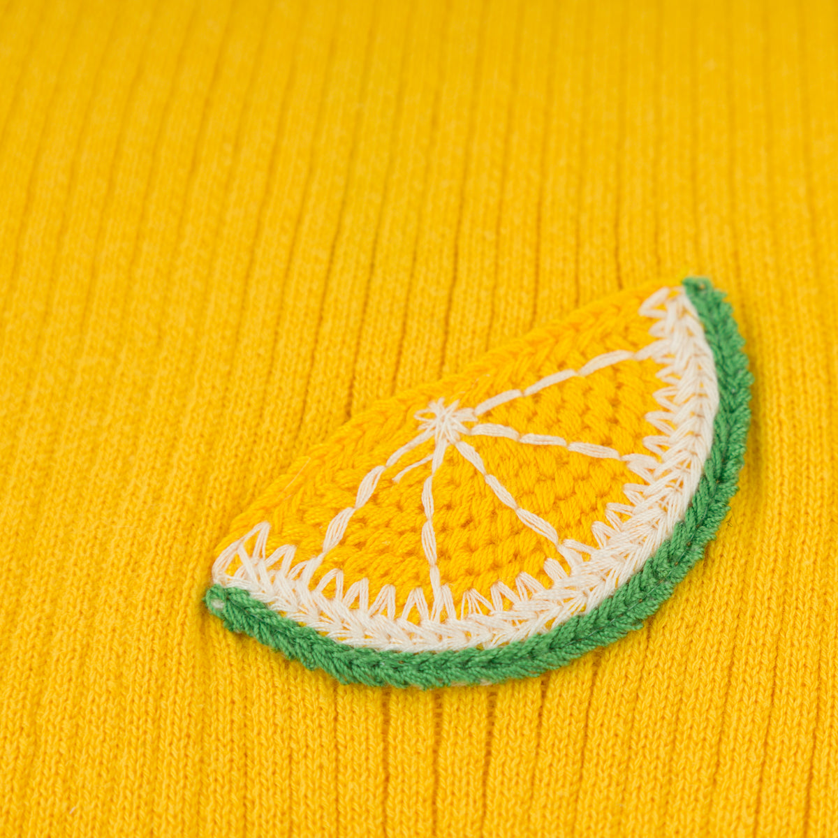oh baby! Chloe Tank & Short Set - Mixed Fruit Crochet - Lemon
