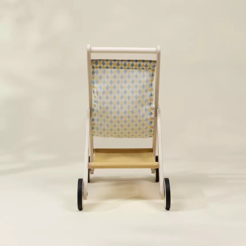 Wooden Dolls’ Stroller