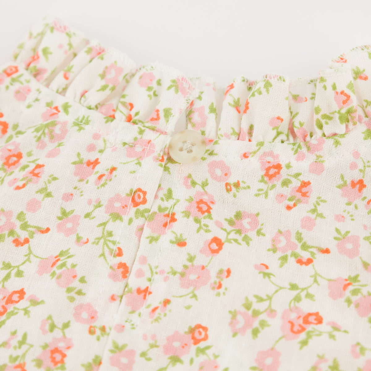 oh baby! Lola Top & Tutu Skirt Set - Poppy Sprig - Blush - Back Button