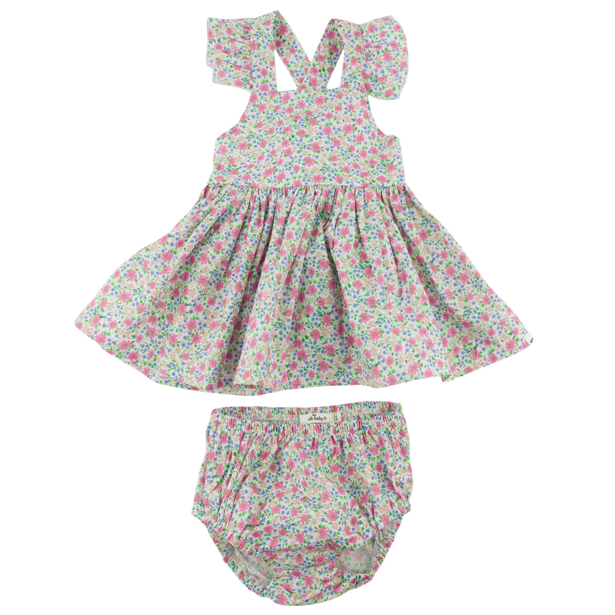 oh baby! Charlotte Party Dress & Panty - Garden Party - Pink