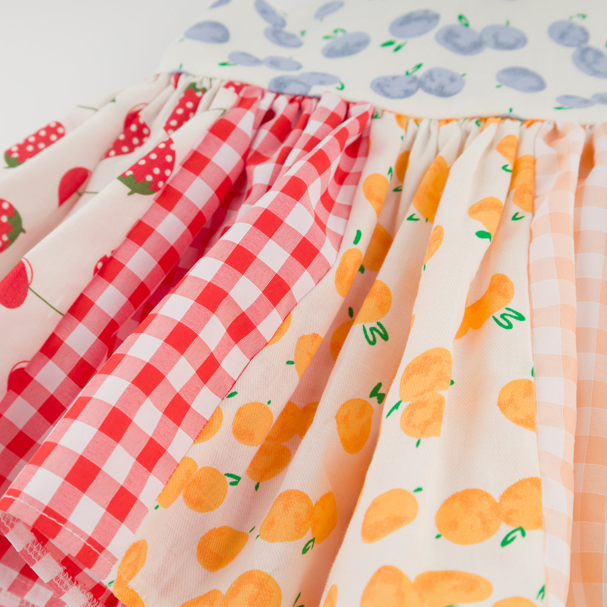oh baby! Charlotte Dress & Panty Set - Multi Fruit Print