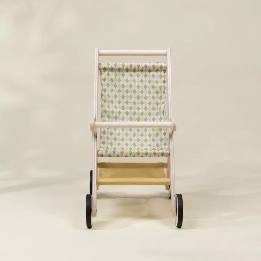 Wooden Dolls’ Stroller