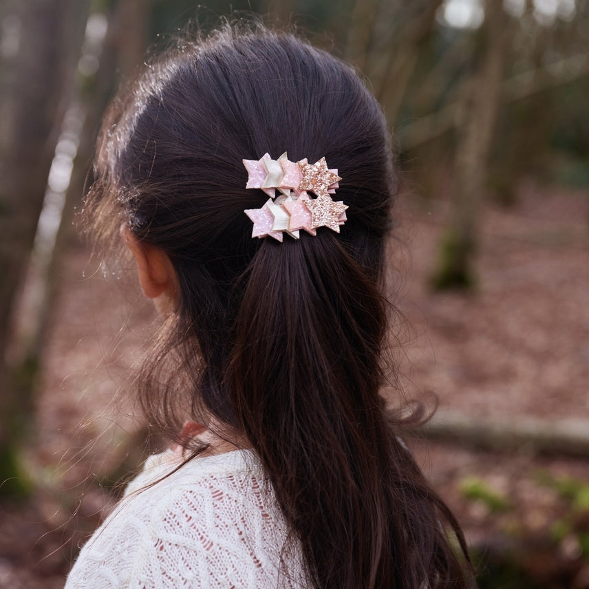 Magical Shimmer Star Hair Clip - Lifestyle Back