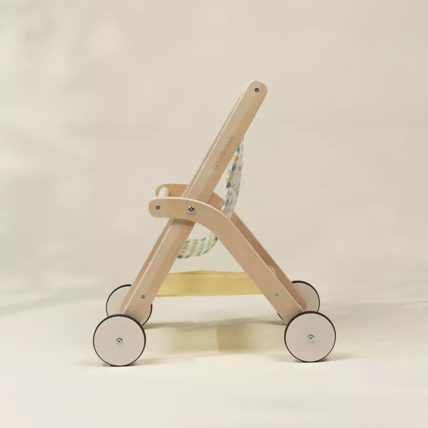Wooden Dolls’ Stroller