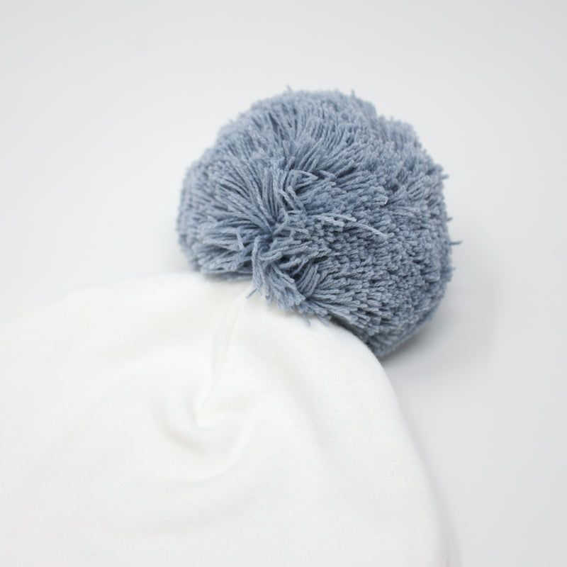oh baby! Pom Hat - Fog on Cream