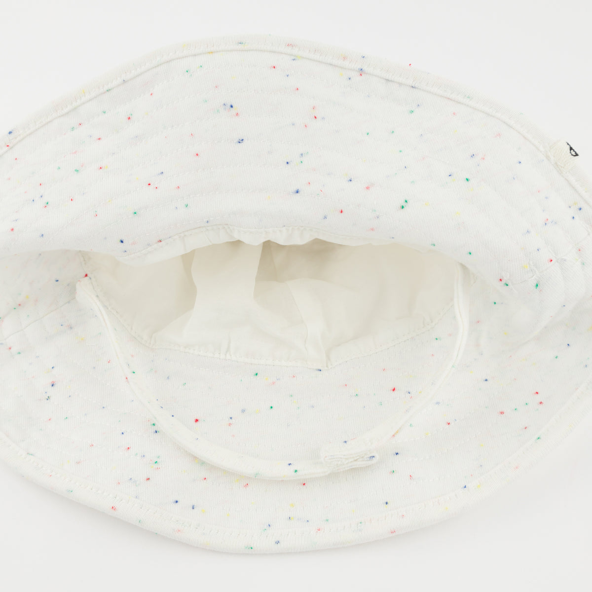 oh baby! Slub Sunhat - Confetti - Oyster - Inside