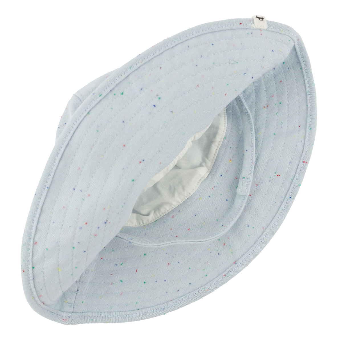 oh baby! Slub Sunhat - Confetti - Sky Blue - Strap