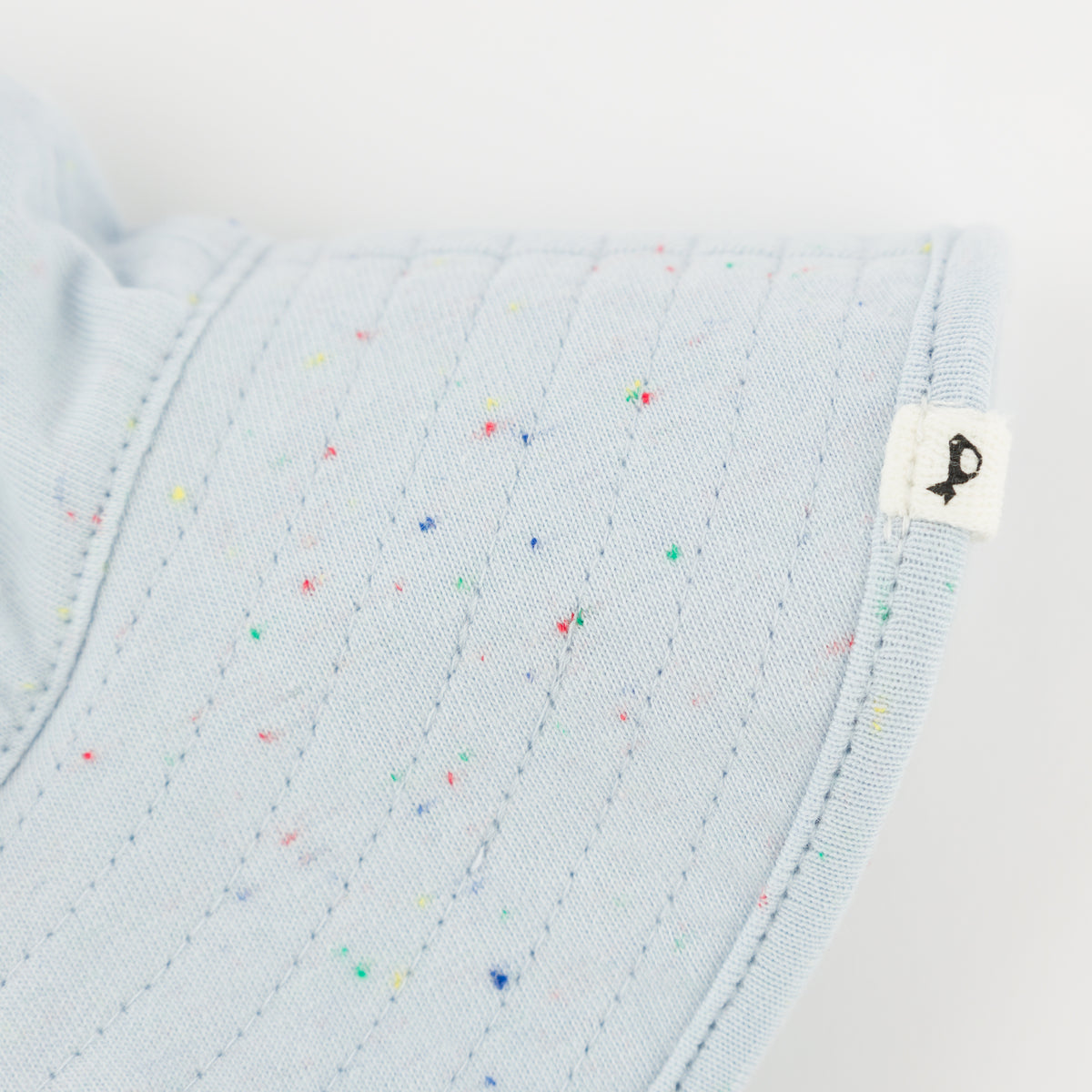 oh baby! Slub Sunhat - Confetti - Sky Blue - Close Up
