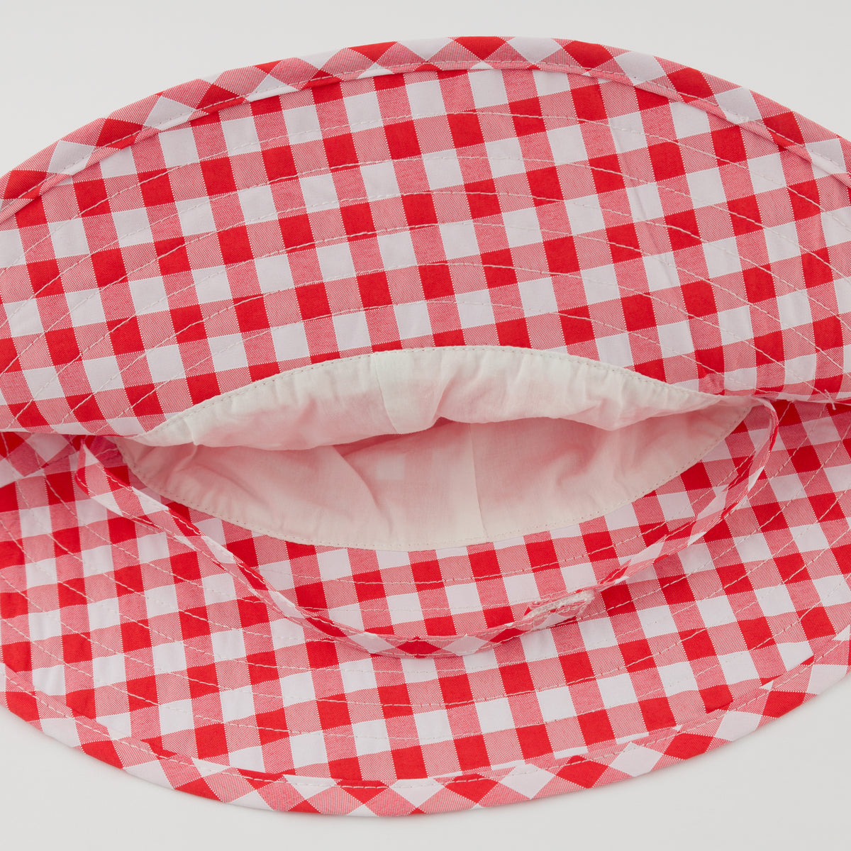 oh baby! Sunhat - Checks - Berry Red