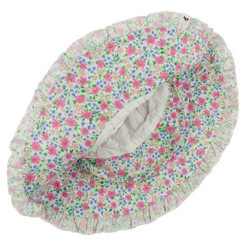oh baby! Ruffle Sunhat - Garden Party - Pink - Inside