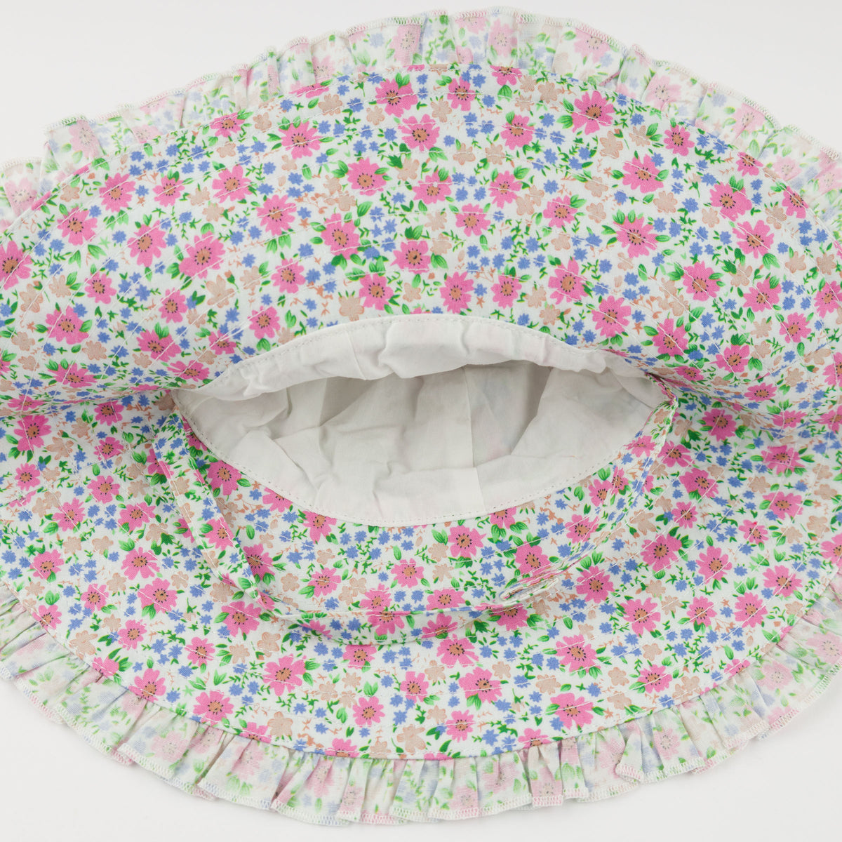 oh baby! Ruffle Sunhat - Garden Party - Pink - Strap