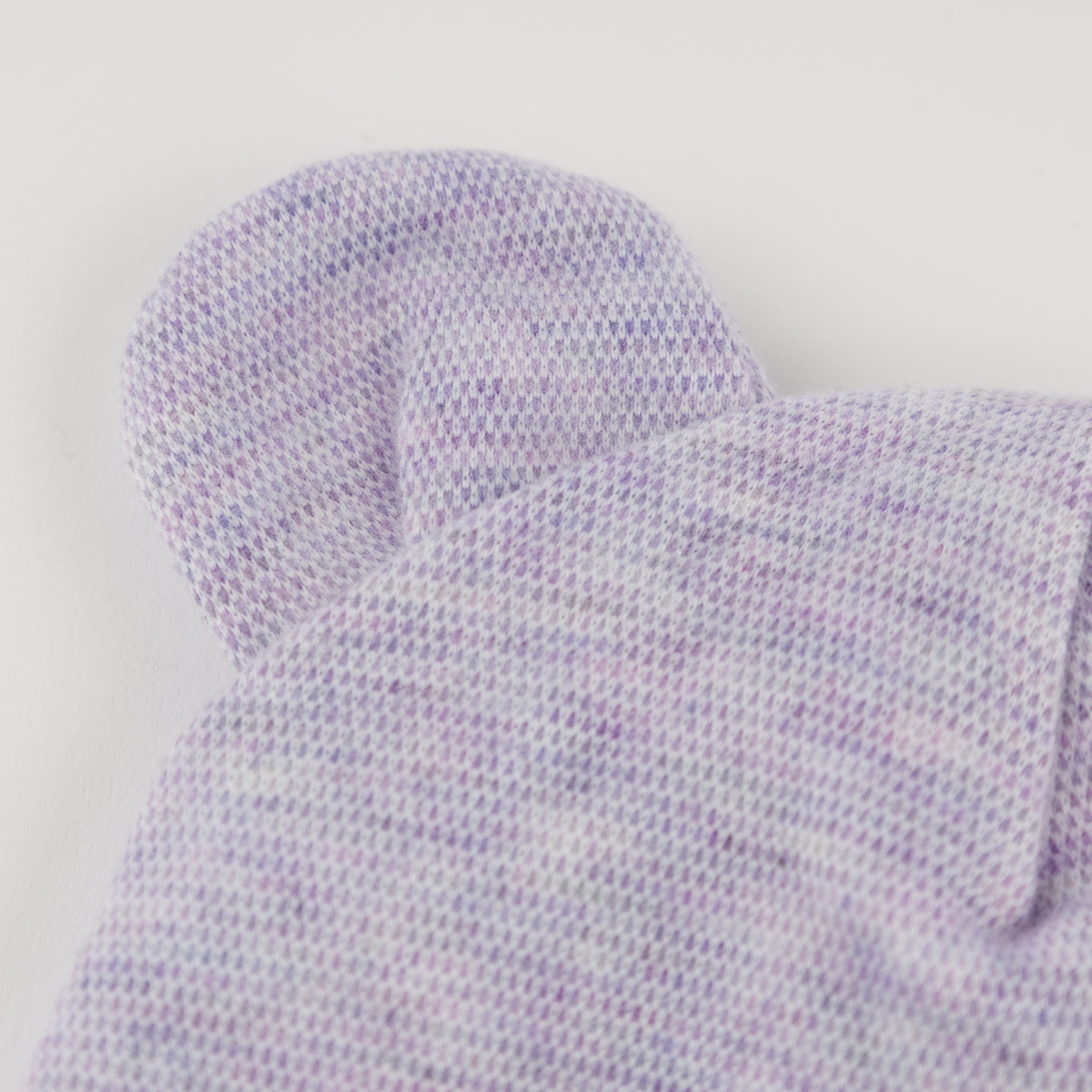 oh baby! Honeycomb Bear Ear Hat - Wisteria - Close Up