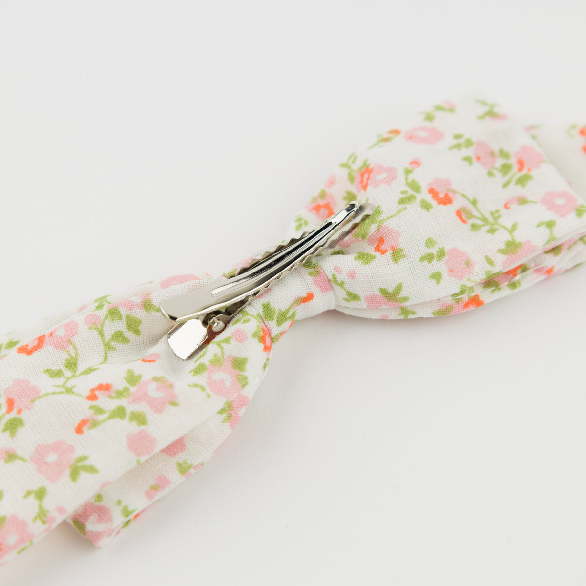 oh baby! Scarlett Bow on Clip - Poppy Sprig - Blush - back