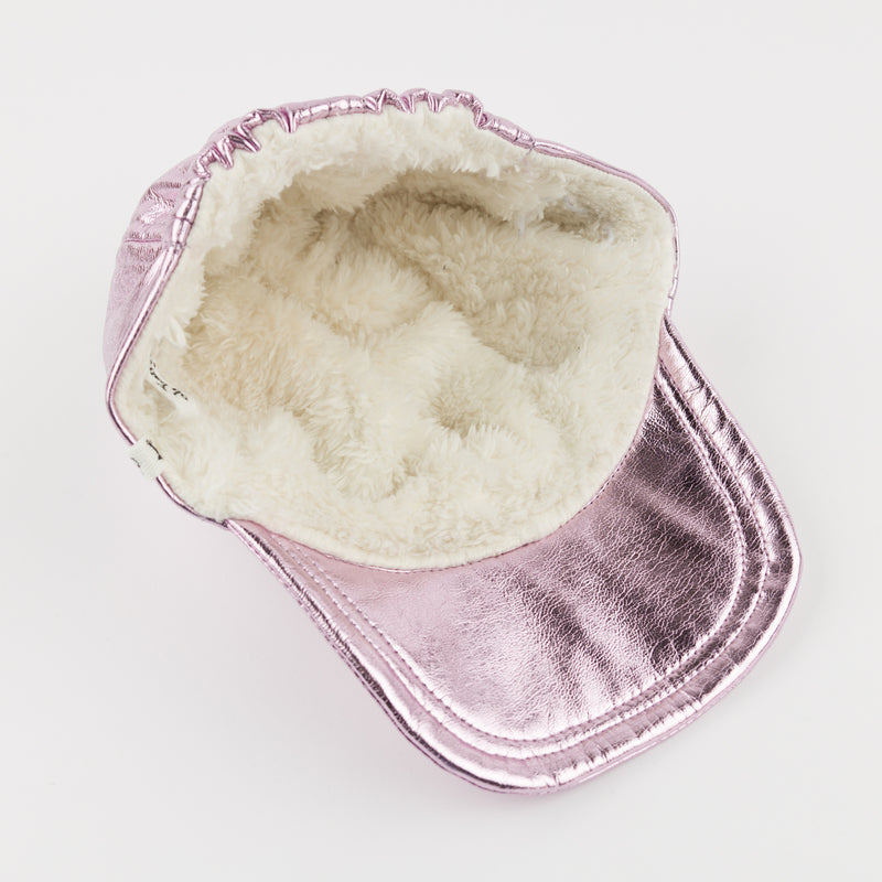 oh baby! Metallic Snowdrift Baseball Cap - Pink Ice - Inside