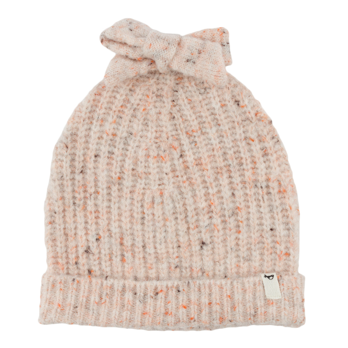 oh baby! Speckled Scandi Bow Hat - Pale Pink - oh baby!