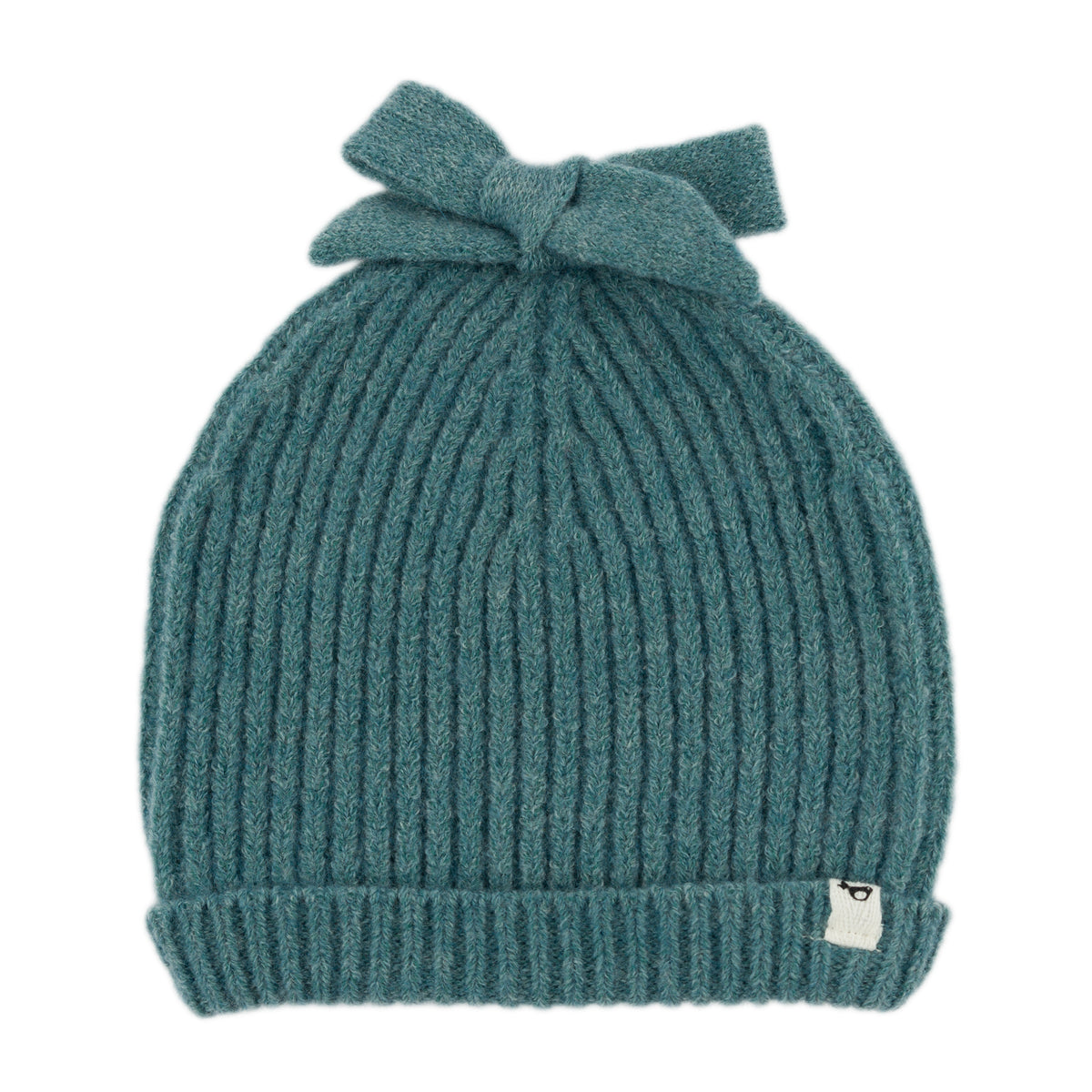 oh baby! Bow Knitted Hat - Teal