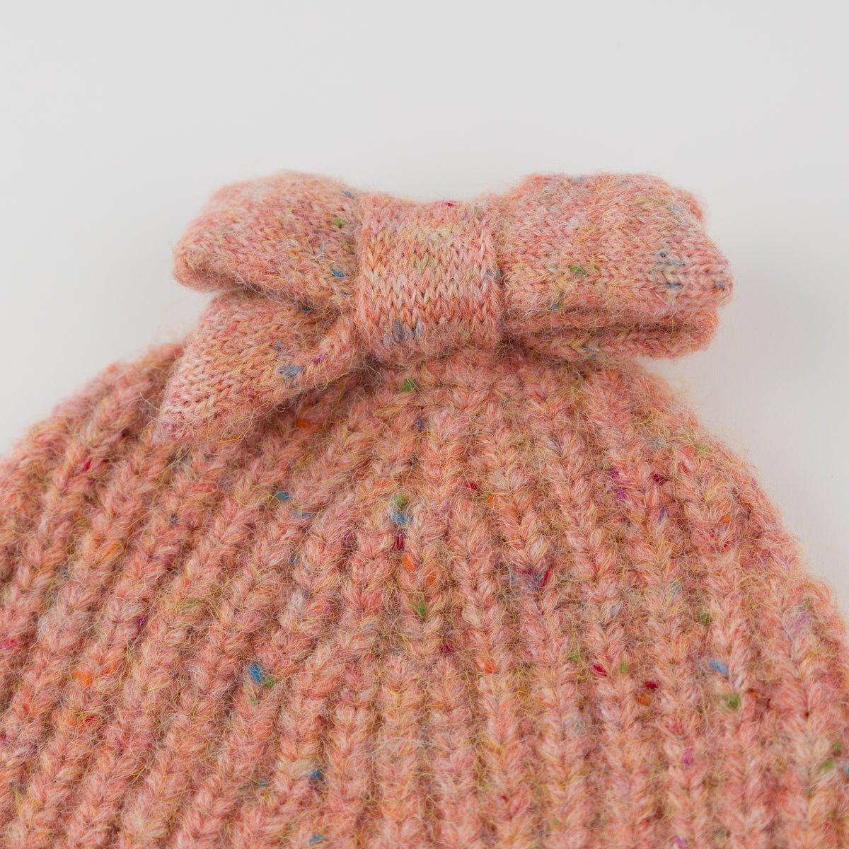 oh baby! Speckled Scandi Bow Hat - Warm Pink Sparkle - oh baby!