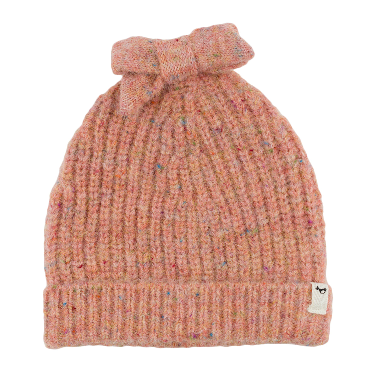 oh baby! Speckled Scandi Bow Hat - Warm Pink Sparkle - oh baby!