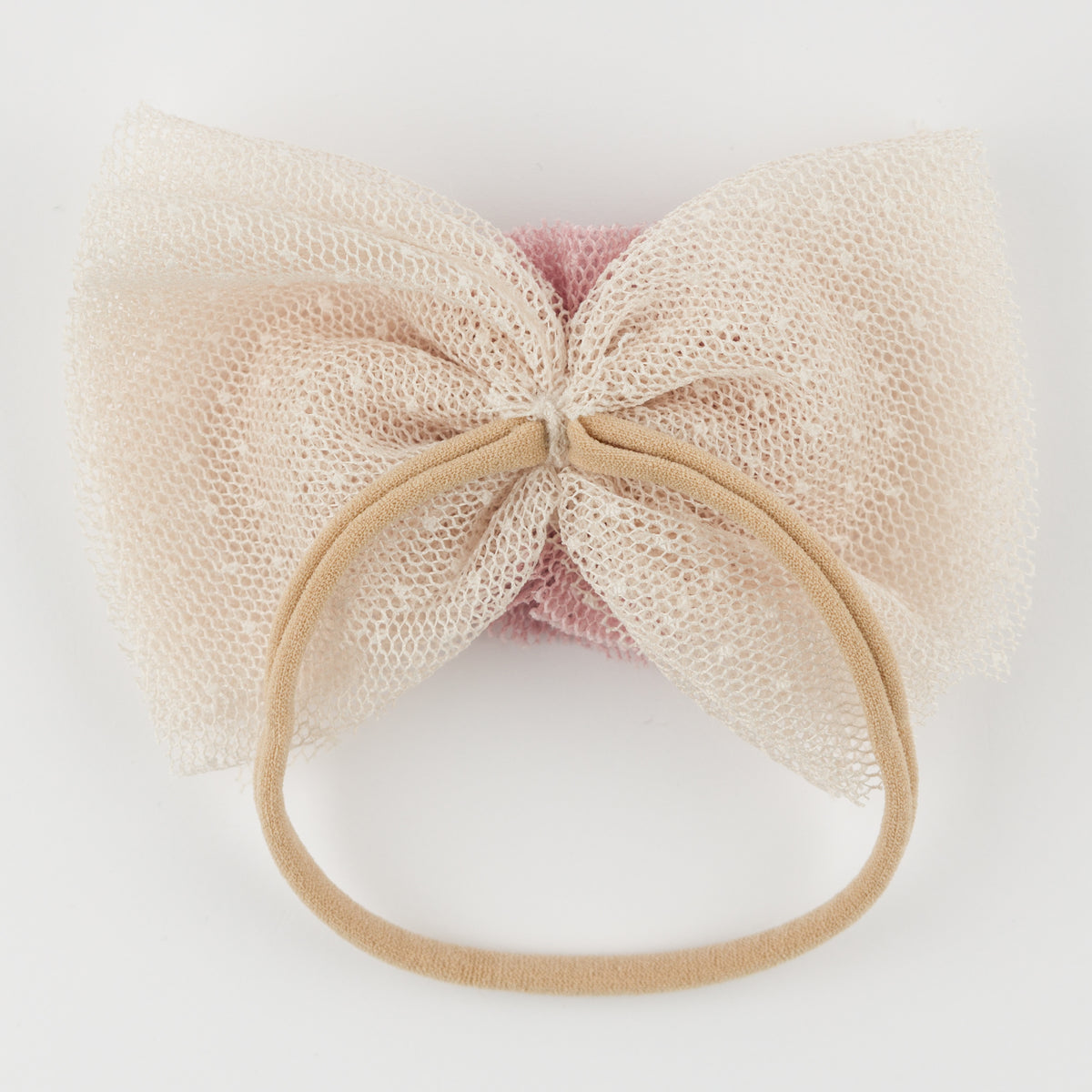oh baby! Bobinette Pom Glinda Bow Headband - Multi - Back