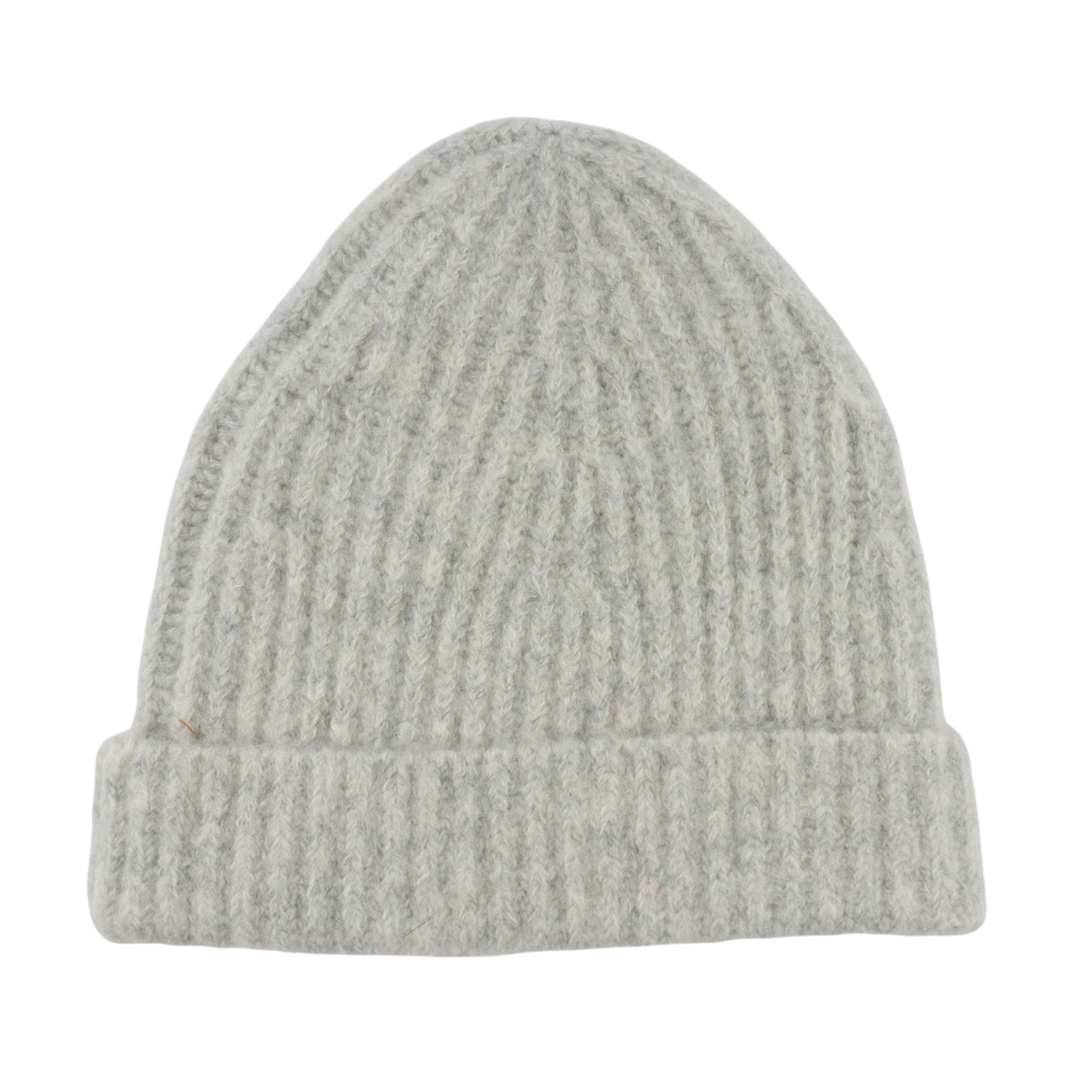 oh baby! Knitted Hat - Football Chenille Patch - Heather Gray - Back