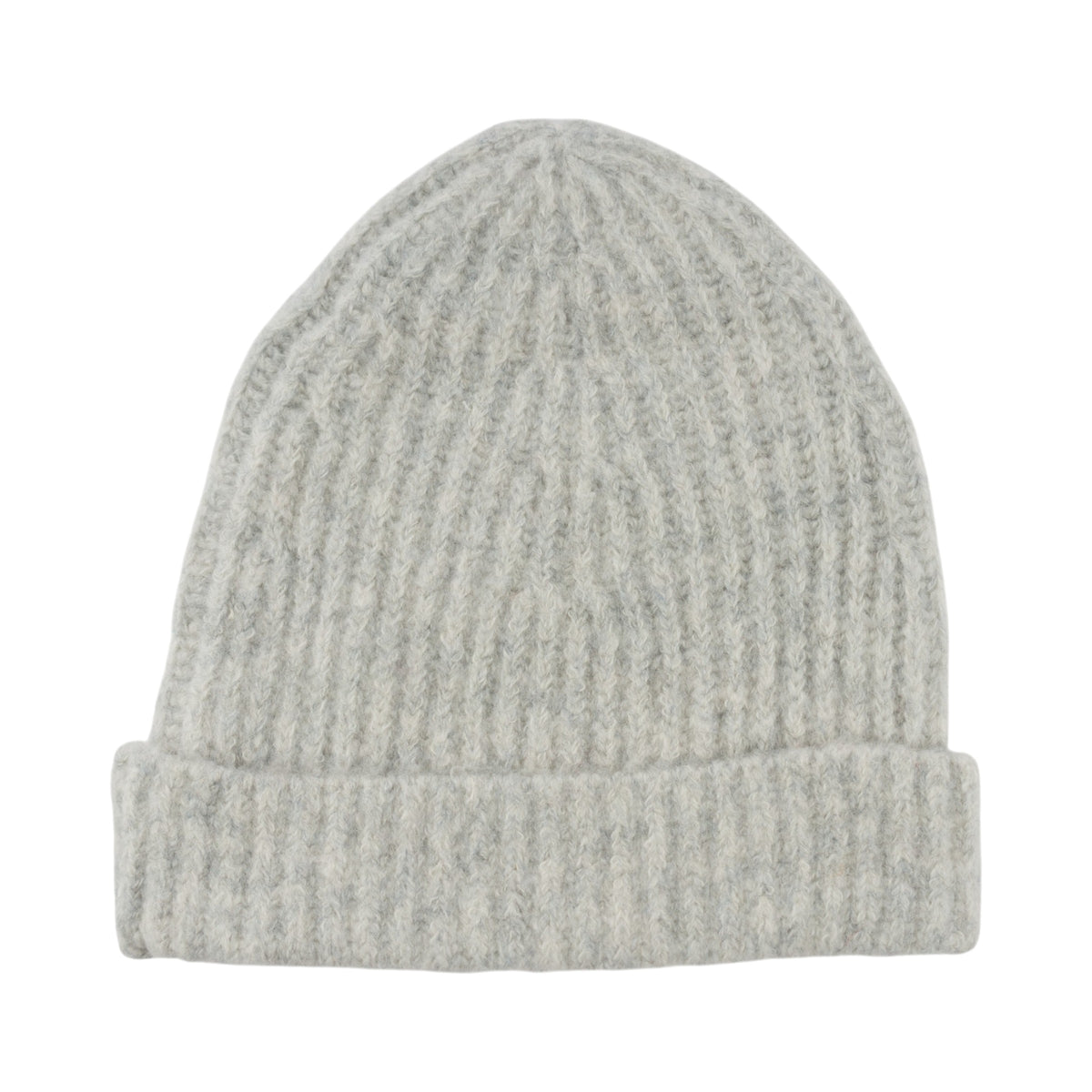 oh baby! Knitted Hat - Hockey Patch - Heather Gray - Back