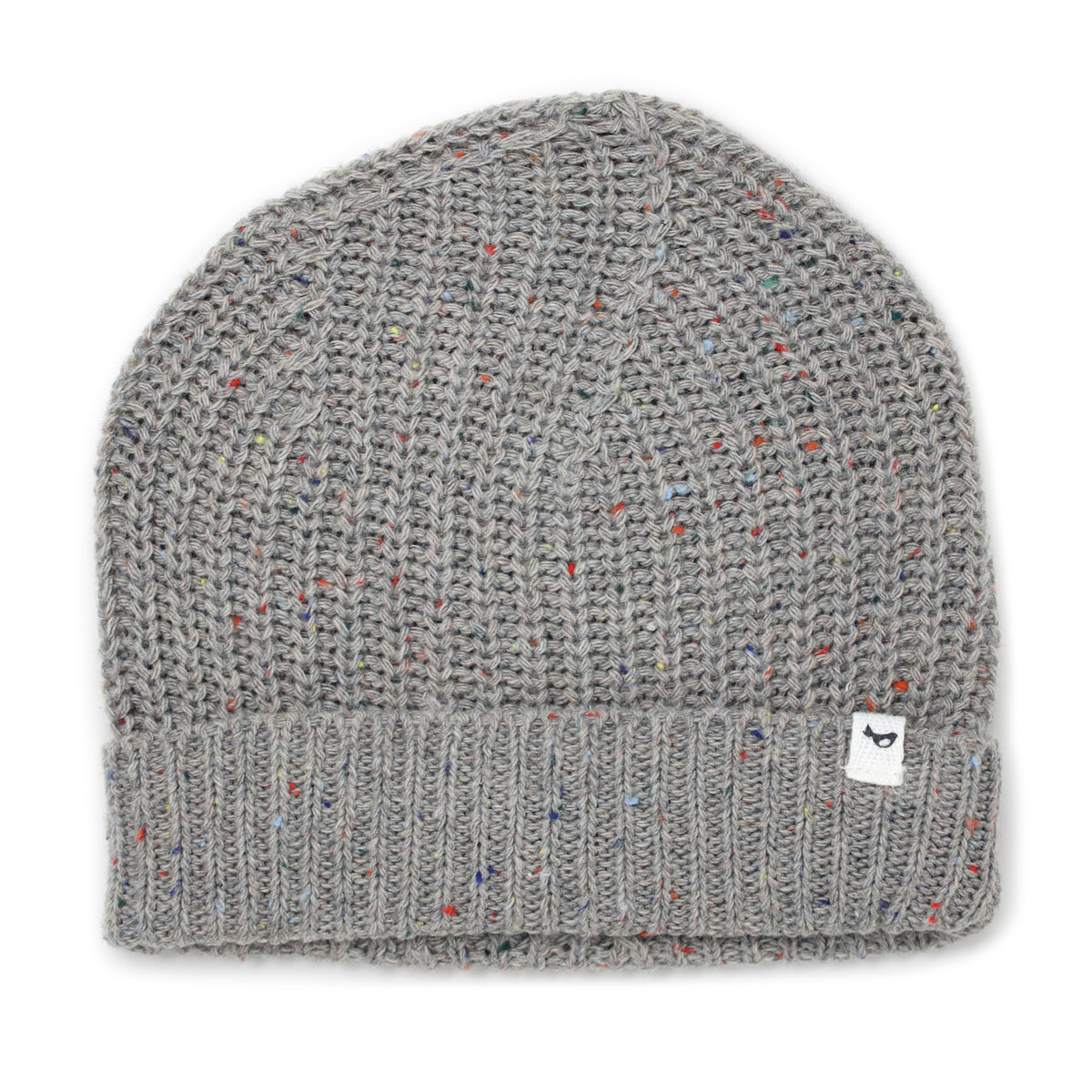 oh baby! Knitted Watchcap Hat - Charcoal Confetti