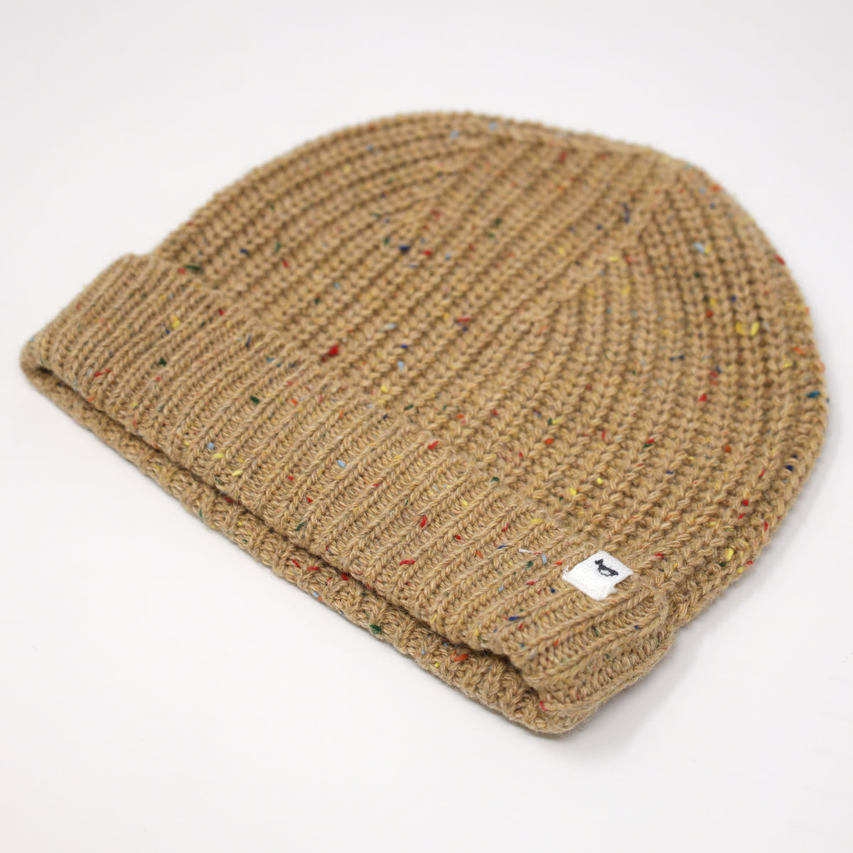 oh baby! Knitted Watchcap Hat - Caramel Confetti