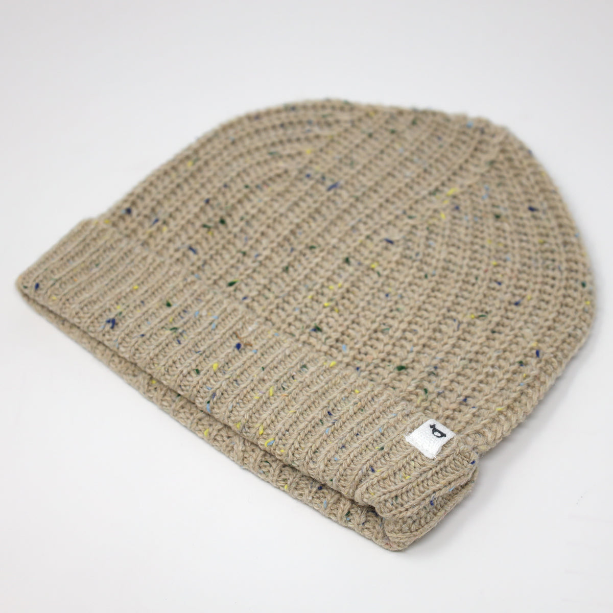 oh baby! Knitted Watchcap Hat - Oatmeal Confetti