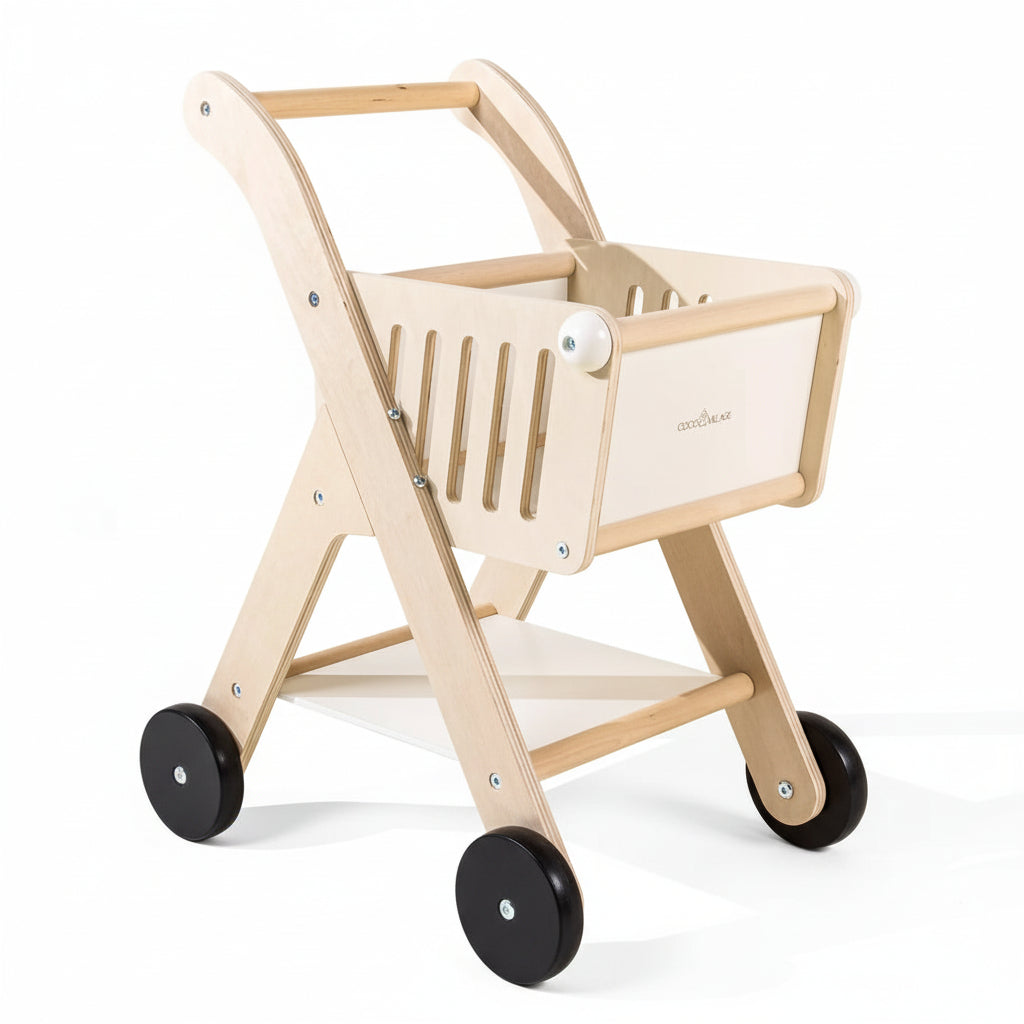 Wooden Shopping Cart