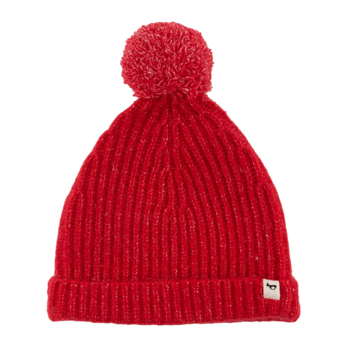 oh baby! Knitted Pom Hat - Ruby