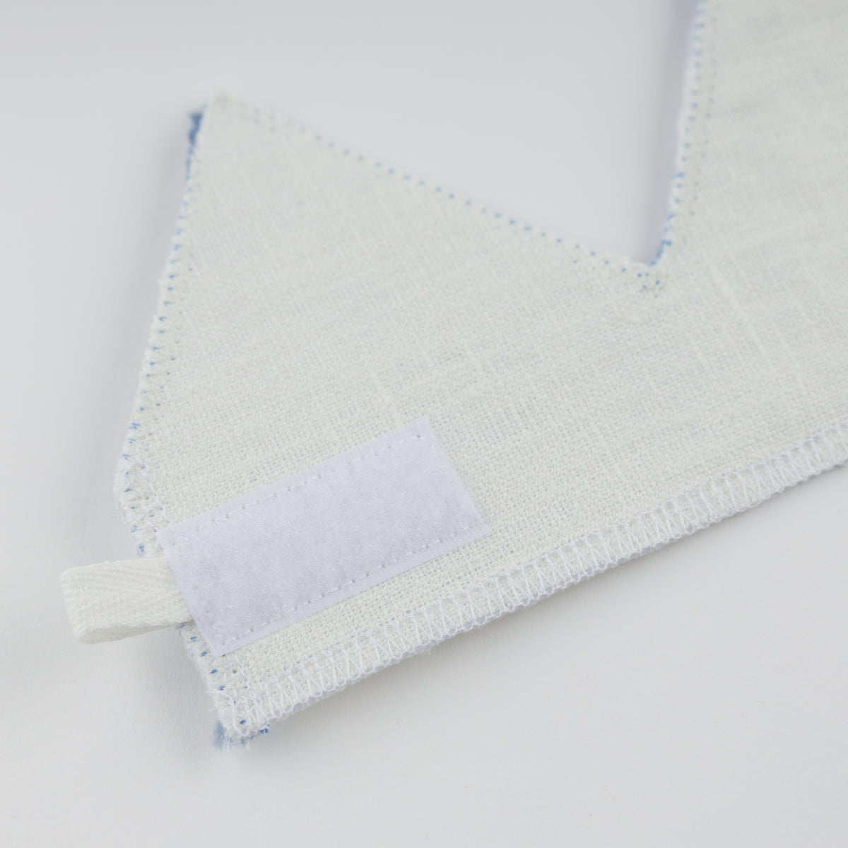 oh baby! Birthday Crown - one - Fog Embroidered Trim on Oyster Linen - Velcro