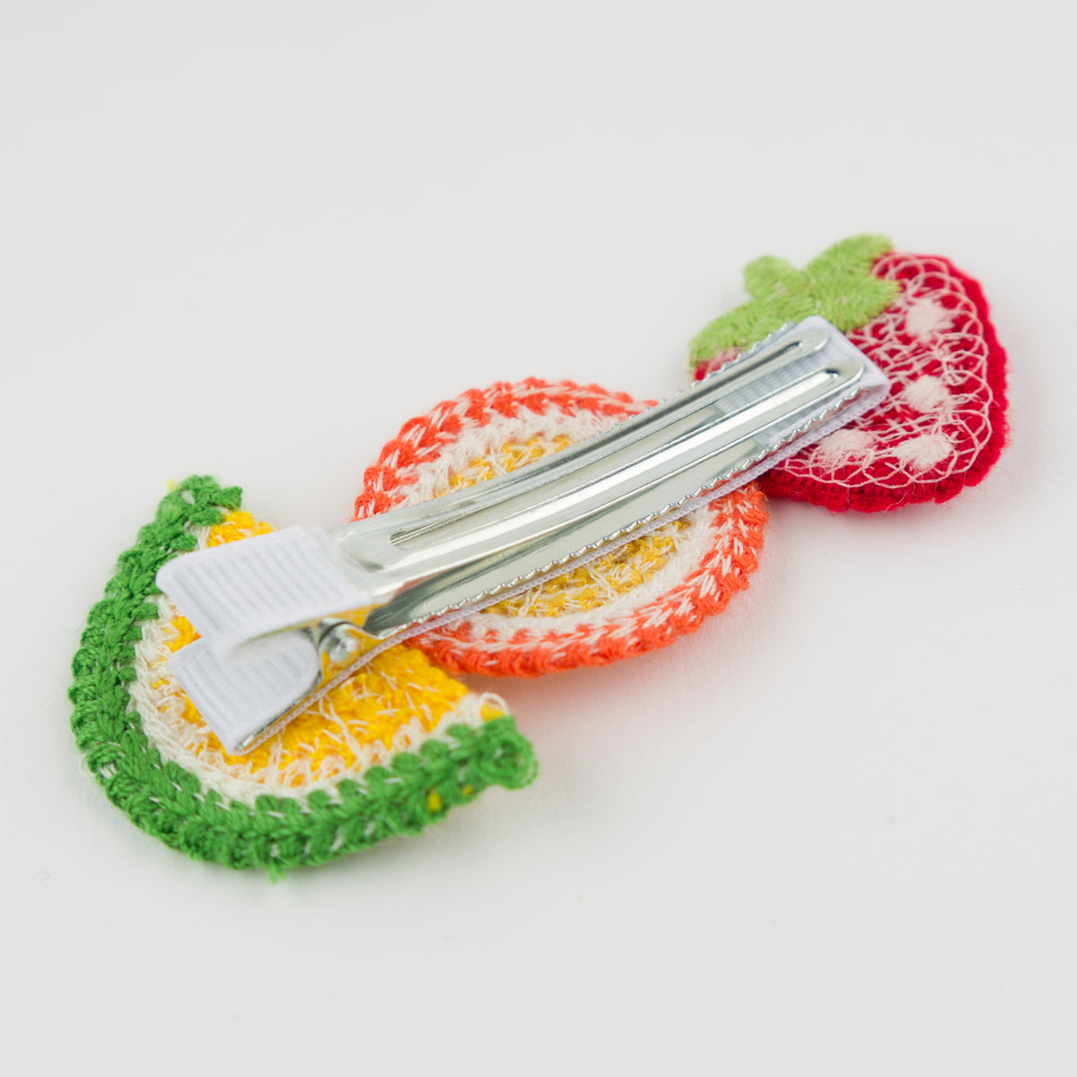 oh baby! Hair Clip - Mixed Fruit Crochet