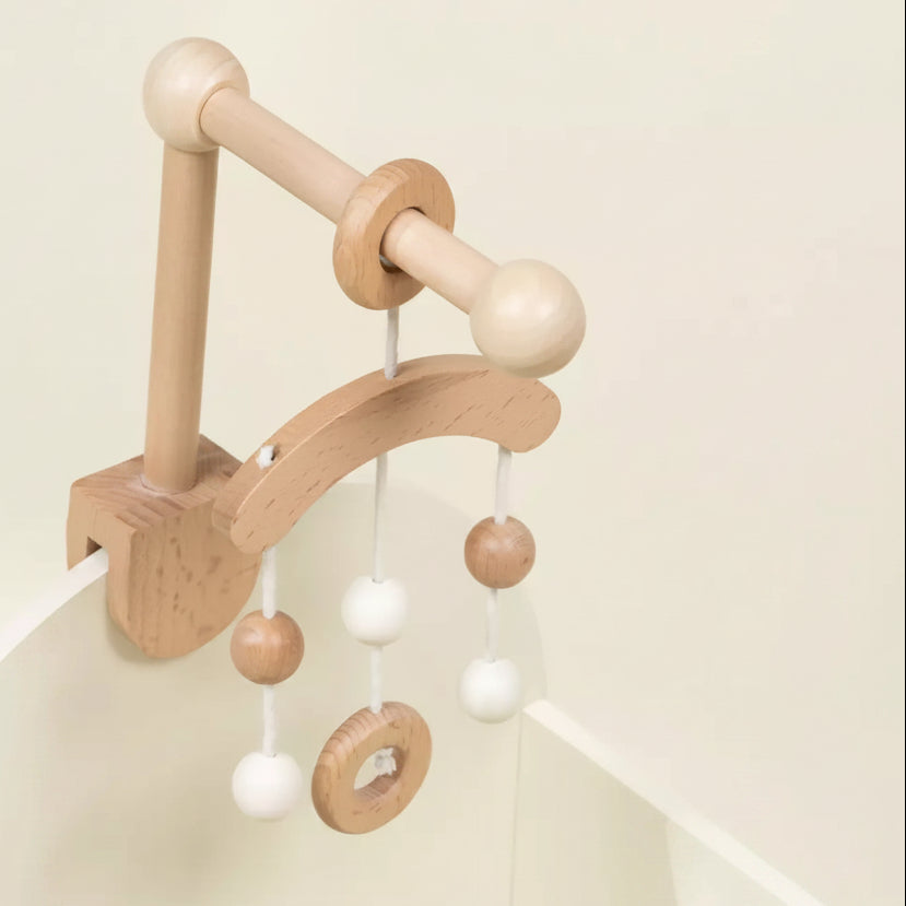 Wooden Dolls’ Crib & Accessories