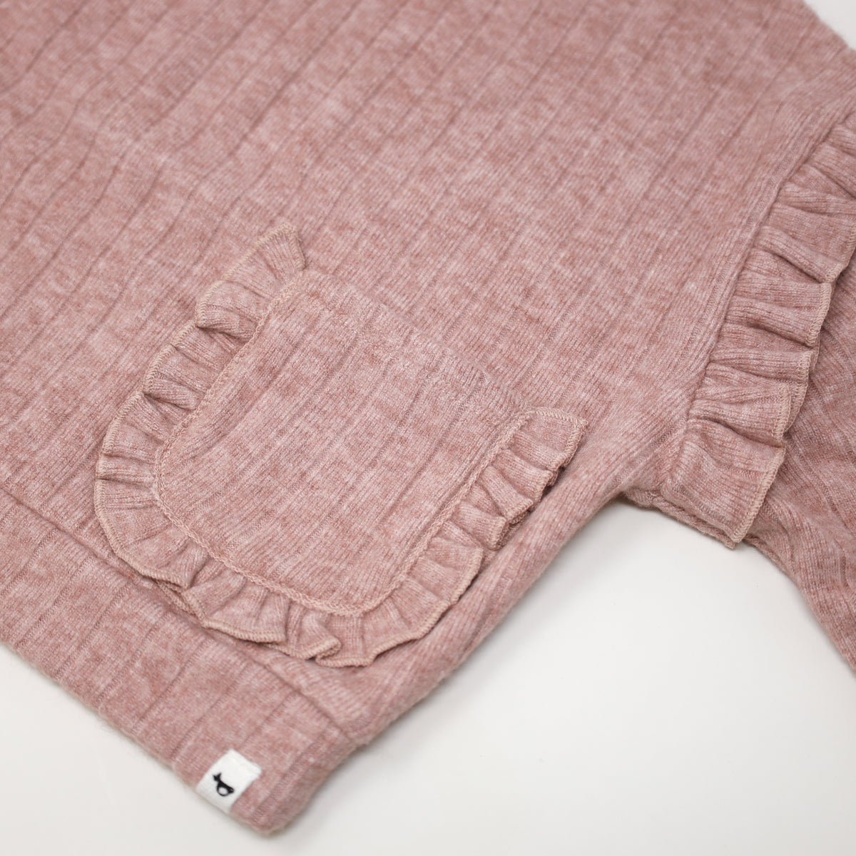 oh baby! Wide Rib Sweater Knit Millie Slouch - Blush